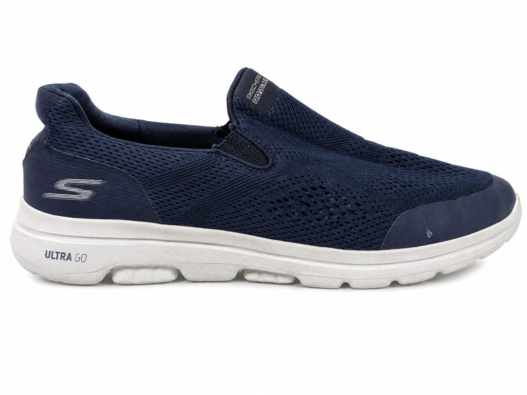 Men's Blue Easy Slip-In Walking Shoes | Lightweight Comfortable Casual Sneakers