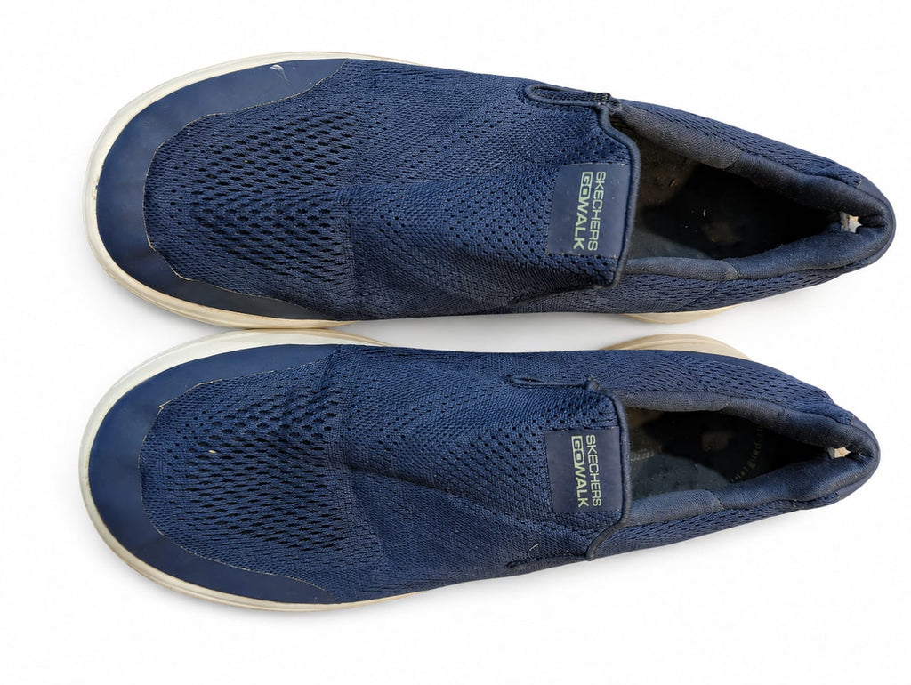 Men's Blue Easy Slip-In Walking Shoes | Lightweight Comfortable Casual Sneakers