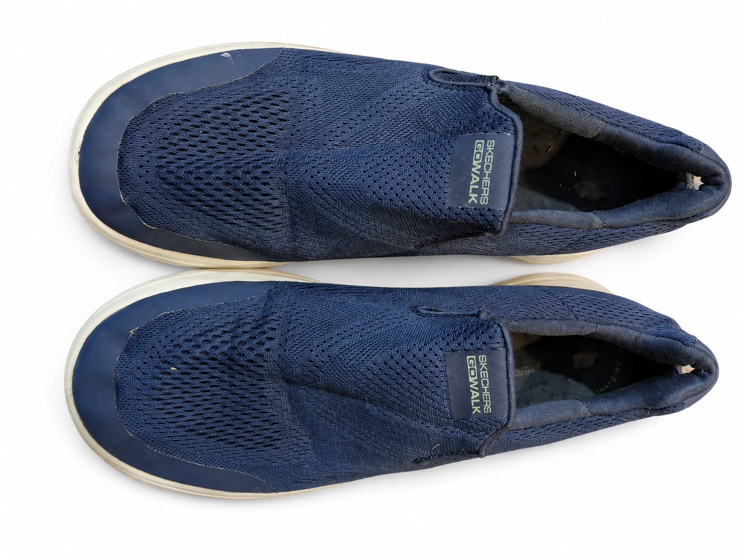 Men's Blue Easy Slip-In Walking Shoes | Lightweight Comfortable Casual Sneakers
