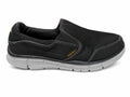 Skechers Men's Black Leather Casual Shoes | Comfortable Everyday Wear