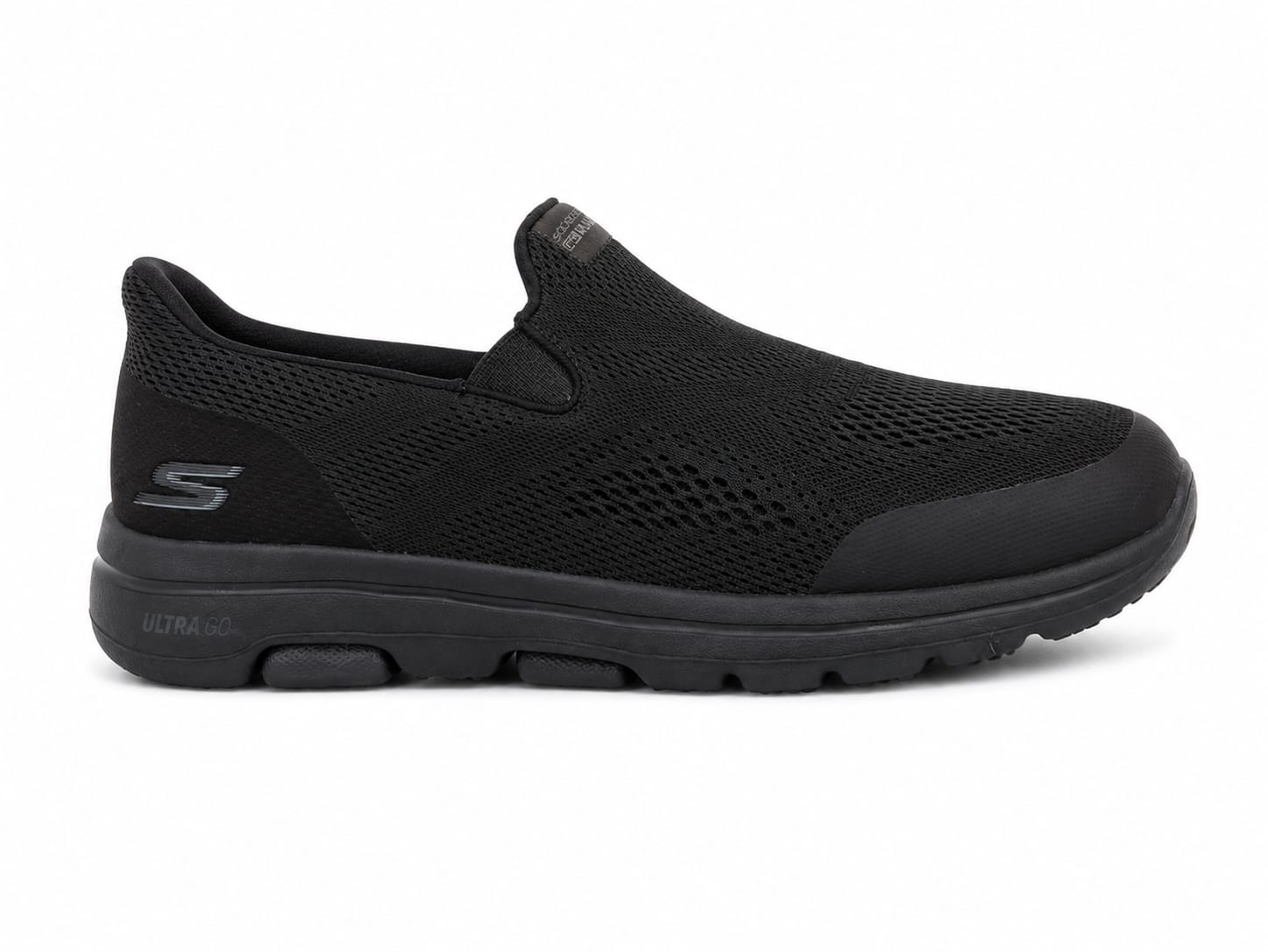 Skechers Men's Black Breathable Casual Shoes | Soft Comfortable Everyday Sneakers