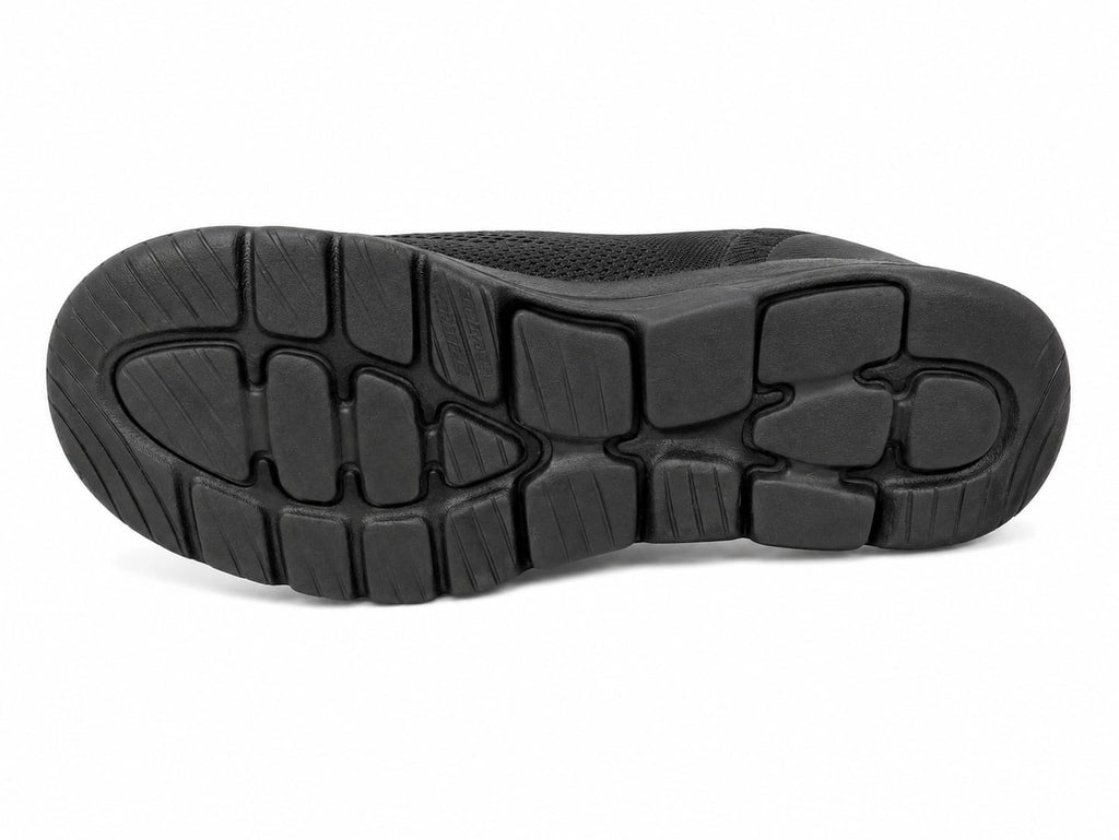 Skechers Men's Black Breathable Casual Shoes | Soft Comfortable Everyday Sneakers