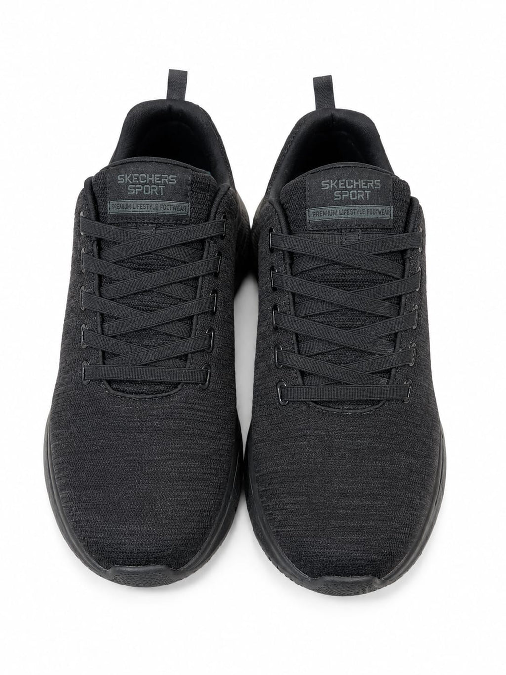 Skechers Men's Black Sports Shoes | Lightweight Running & Training Sneakers