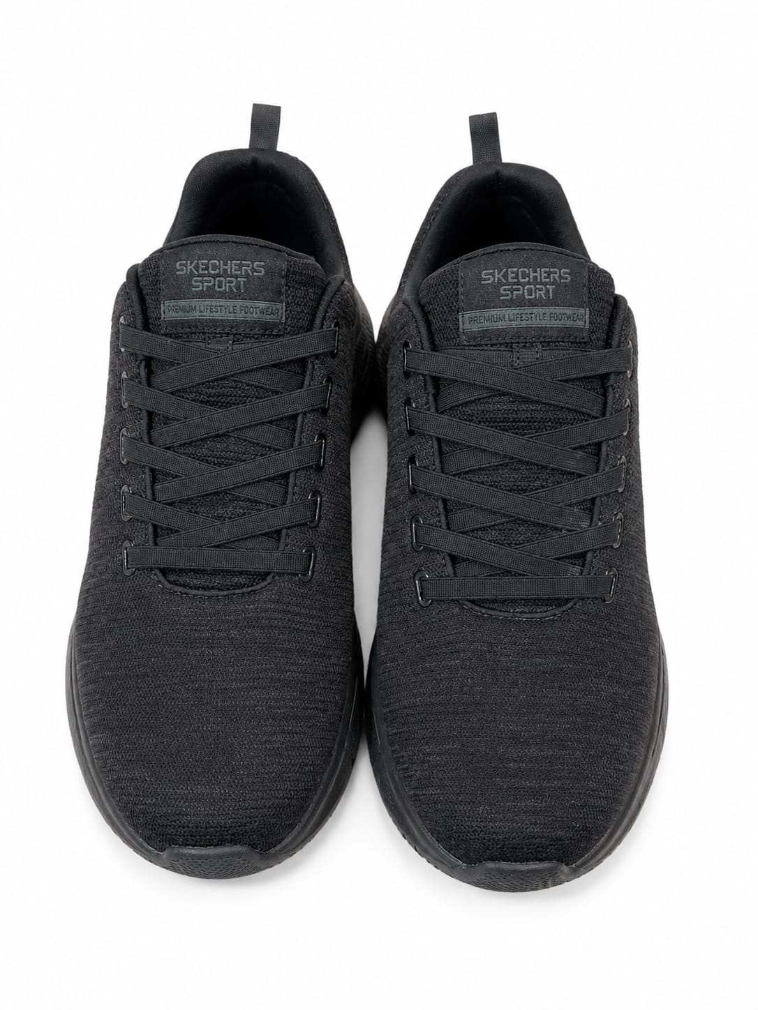 Skechers Men's Black Sports Shoes | Lightweight Running & Training Sneakers