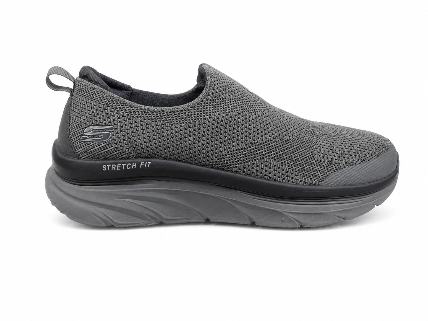 Skechers Men's Dark Grey Casual Shoes | Lightweight Comfortable Everyday Sneakers