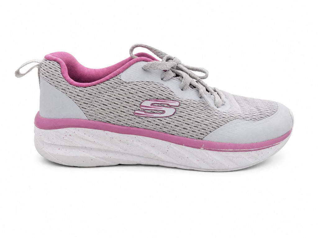 Skechers Edgeride Smooth Journey Women's Sneakers | Grey Charcoal & Pink