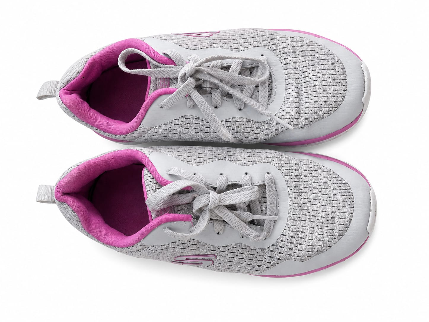 Skechers Edgeride Smooth Journey Women's Sneakers | Grey Charcoal & Pink